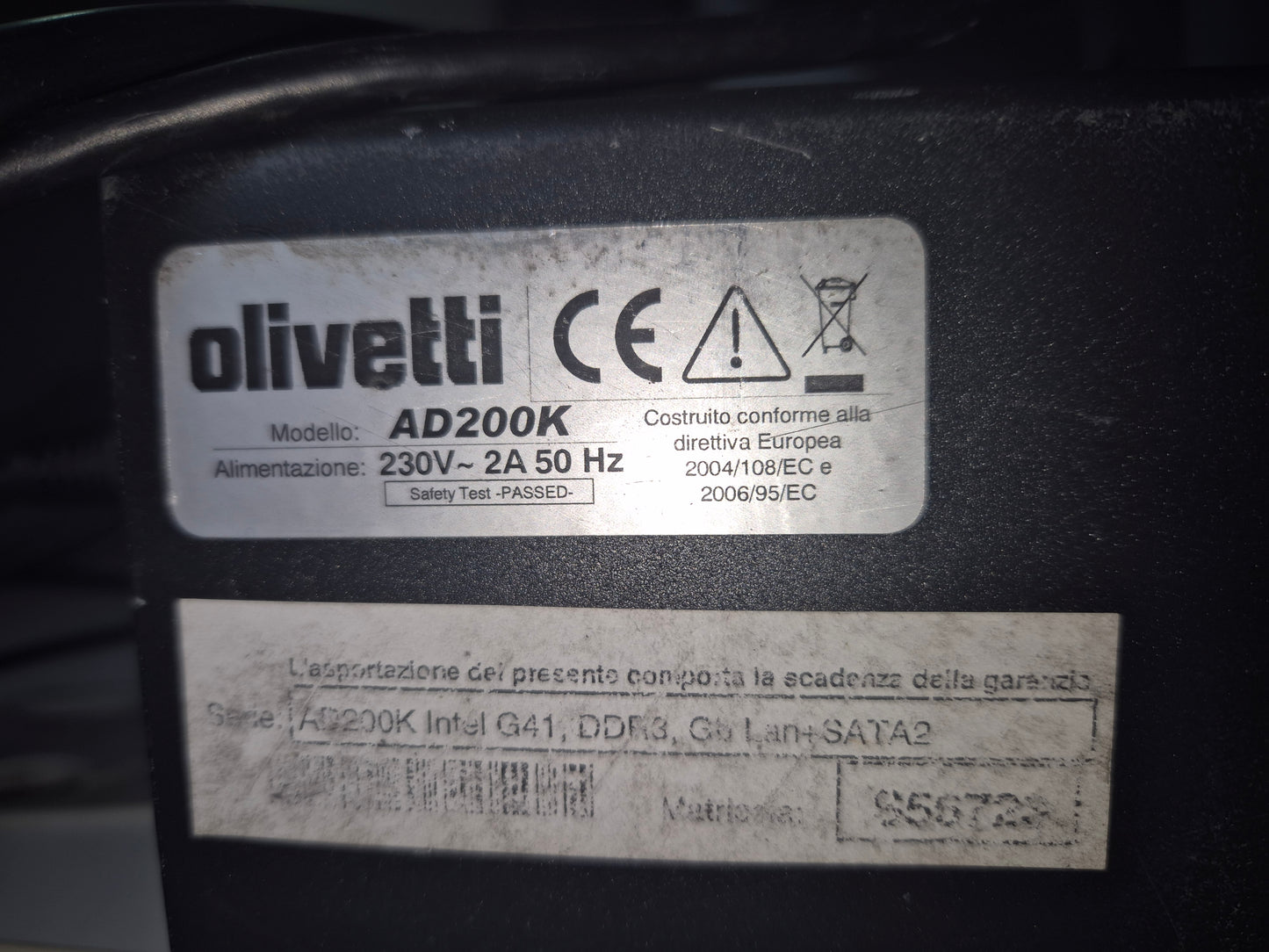 immagine-5-olivetti-olivetti-ad200k-pc-intelcore2-duo-4gb-ddr3-ram-250-gb-hdd-windows-10-pro