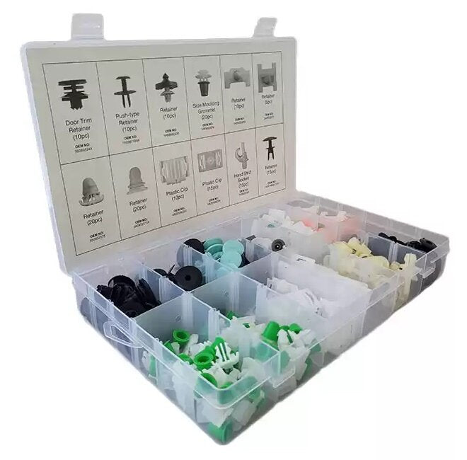 WEBER TOOLS FD-7055 ASSORTIMENTO CLIP RIVESTIMENTO AUDI – 160 PEZZI