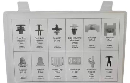 WEBER TOOLS FD-7055 ASSORTIMENTO CLIP RIVESTIMENTO AUDI – 160 PEZZI