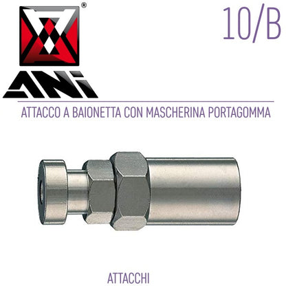 ani ani 10b attacco a baionetta con mascherina portagomma ean 8022219000666