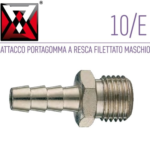 ani ani 10e attacco portagomma a resca filettato maschio ean 8022219047098