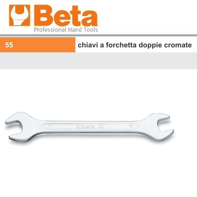 Beta 55 BETA - Beta 55 Chiavi A Forchetta Doppie Cromate – COMMERCIAL TOOLS