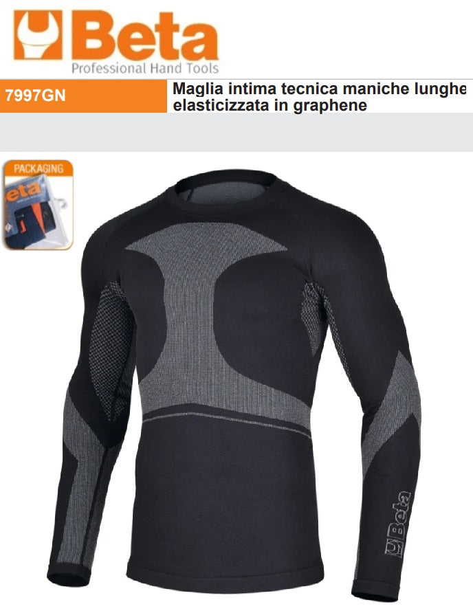 beta work beta 7997gn xl xxl technical t shirt graphene ean 8054809560359