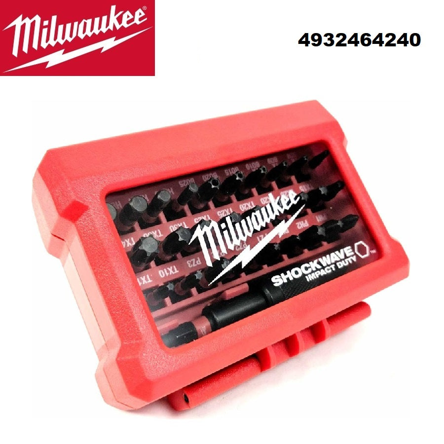 milwaukee milwaukee 4932464240 set 32 bit shockwave per avvitatore ad impulsi ean 4058546221850