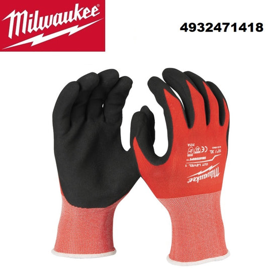 milwaukee milwaukee 4932471418 guanti taglia 10xl spalmati in nitrile cat taglio a ean 4058546290467