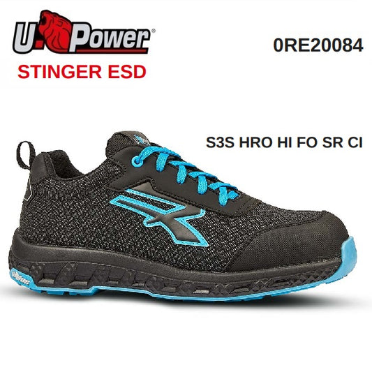 u power u power stinger esd scarpa bassa antinfortunistica 0re20084 s3s hro hi fo sr ci ean 8033546101490
