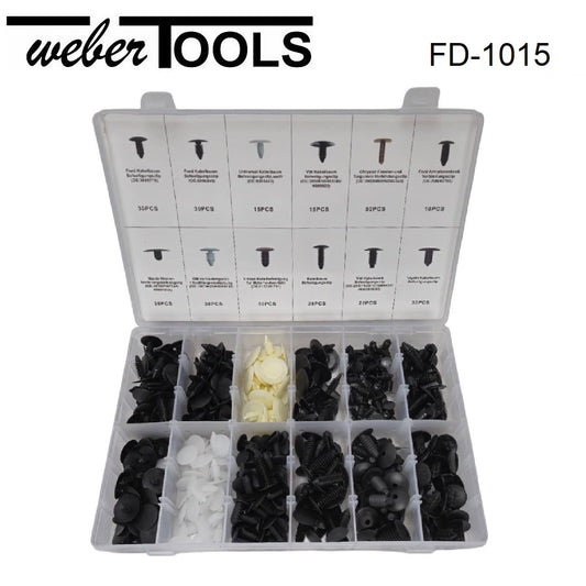 weber tools weber tools fd 1015 assortimento 340 clips di fissaggio per tappezzeria ean 8720168297044