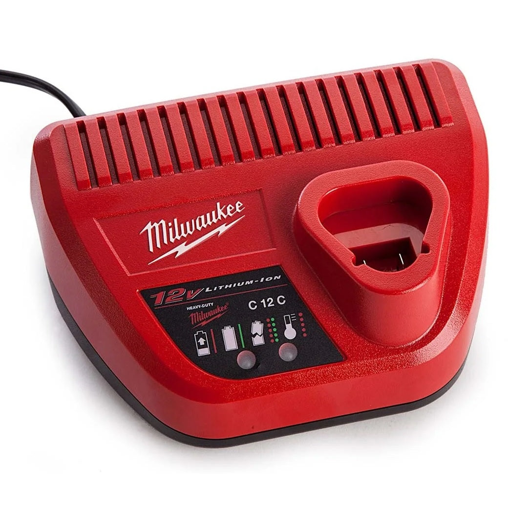 milwaukee milwaukee 4932352000 c12 c caricabatterie m12 ean 4002395366606