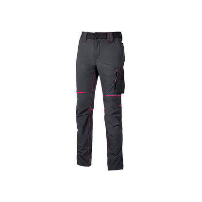 u power u power world fuchsia grey m pantalone da lavoro fu189gf in tessuto 4 u way stretch ean 8033546445105