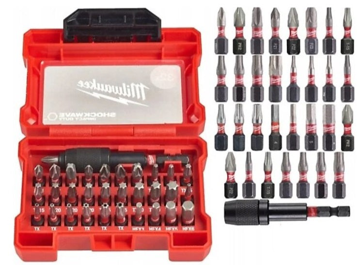 milwaukee milwaukee 4932464240 set 32 bit shockwave per avvitatore ad impulsi ean 4058546221850