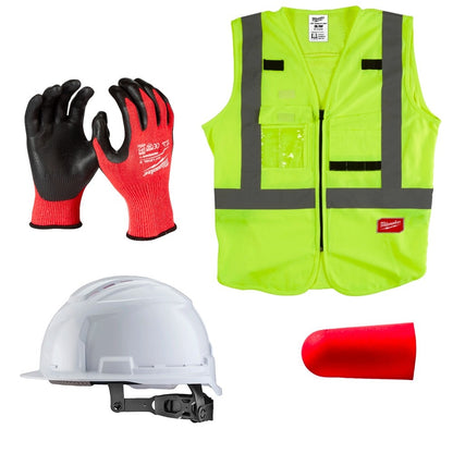 milwaukee milwaukee 4932500169 kit 4 dispositivi protezione individuale per cantiere ean 4058546614713