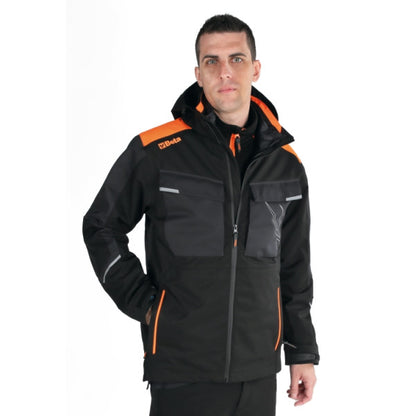 beta work beta 7569ng l giacca impermeabile con cappuccio e gilet ean 8054809654454