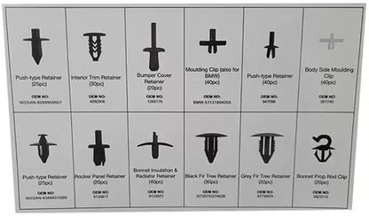 weber tools weber tools fd 7010 assortimento 350 clip per finiture volvo ean 8720168297051