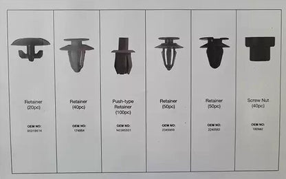 weber tools weber tools fd 7020 set di clip per rivestimenti opel 300 pezzi ean 8720168297075