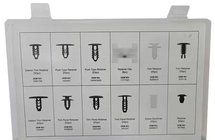 weber tools weber tools fd 7030 set di 308 clips per rivestimenti fiat ean 8720168297099