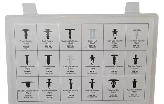 weber tools weber tools fd 7040 assortimento clip rivestimento ford 415 pezzi ean 8720168297112