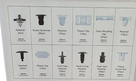 weber tools weber tools fd 7050 assortimento clip rivestimento volkswagen 255 pezzi ean 8720168297136