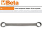 BETA   95 MM.27x29 CHIAVI POLIGONALI DOPPIE DIRITTE  CROMATE