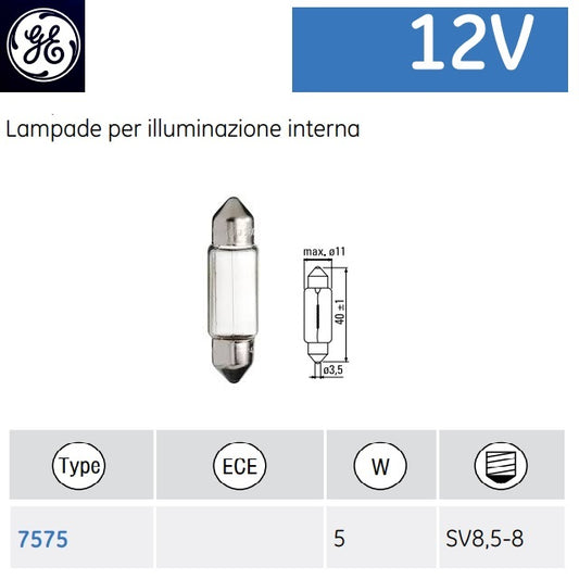 immagine-1-general-electic-general-electric-12v-5w-sv858-10pz-blister-coppia-lampade-a-siluro-per-illuminazione-interna-7575-ean-0043168379564