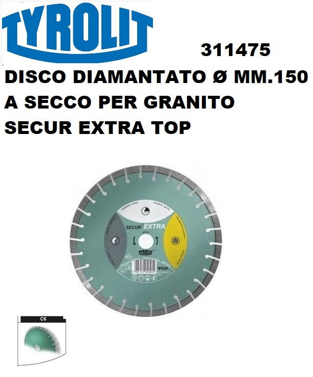 immagine-1-tyrolit-tyrolit-150-mm.-c6-sega-diamantata-a-secco-per-granito-e-cemento-armato-ean-9003173114759