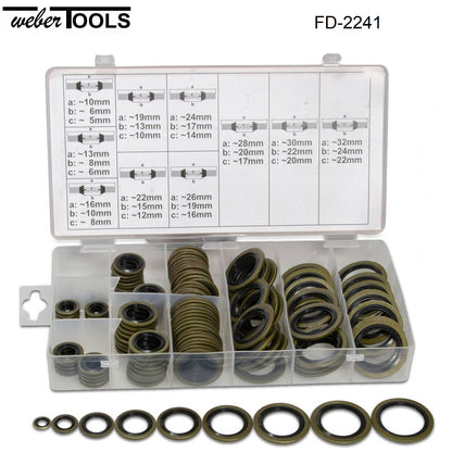 immagine-1-weber-tools-weber-tools-fd-2241-assortimento-150-rondelle-con-tenuta-in-gomma-m6m24-ean-8719558500222