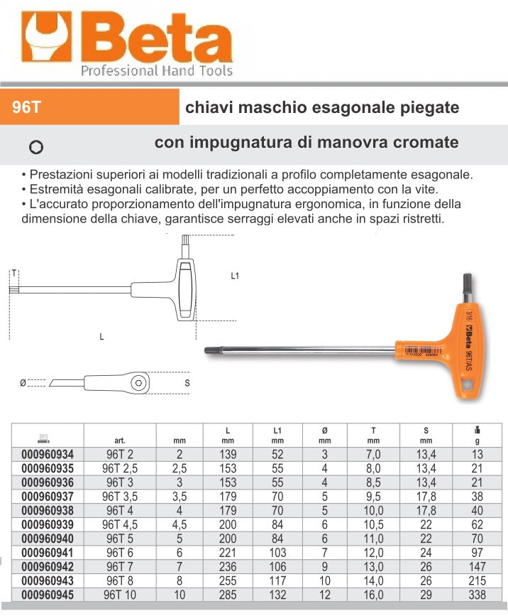 immagine-14-beta-beta-96t-chiave-maschio-esagonale-con-impugnatura-ean-8014230025810