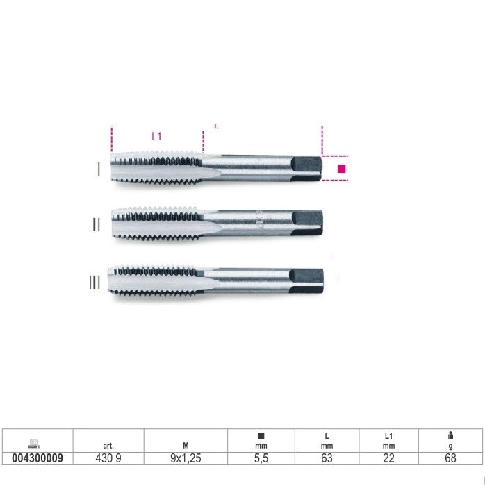 immagine-2-beta-beta-430-m9-serie-3-maschi-a-mano-sgrossatore-intermedio-finitore-passo-grosso-ean-8014230097688