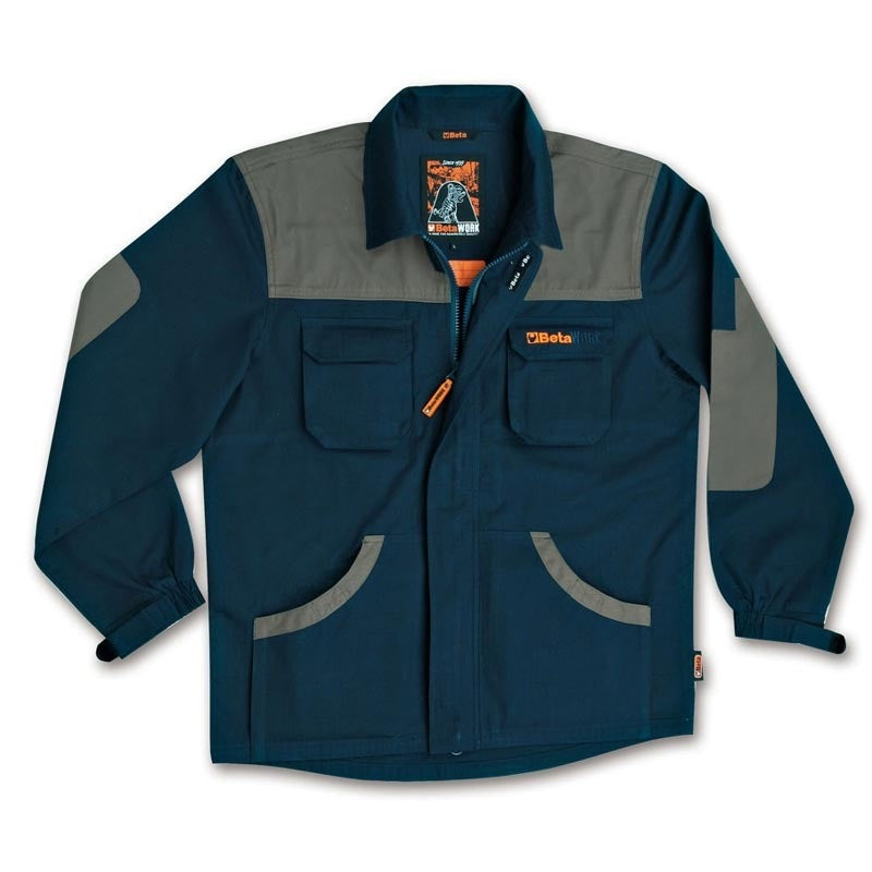 immagine-2-beta-work-beta-7879-l-giacca-da-lavoro-in-tc-twill-180-g.-blugrigio-ean-8014230481173