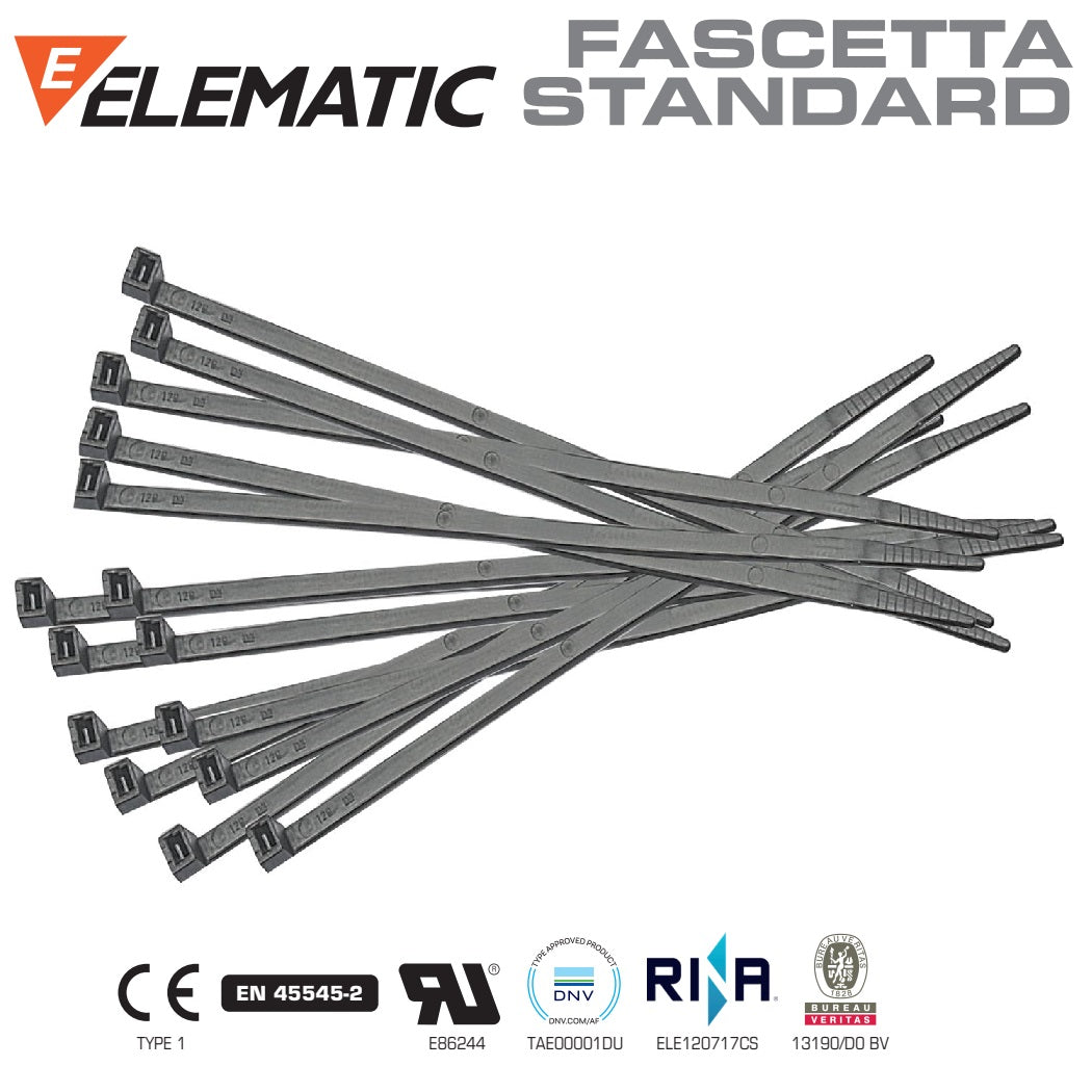immagine-2-elematic-elematic-fascette-in-nylon-nere-resistenti-ai-raggi-uv-standard-100pz-ean-8016650530042