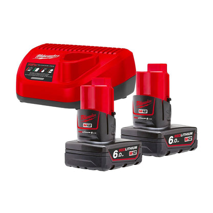 immagine-2-milwaukee-milwaukee-4933451903-m12-nrg-602-caricabatterie-c12c-2-batterie-lithio-m12b6-ean-4002395282128