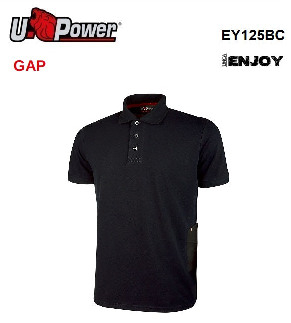 immagine-2-u-power-u-power-gap-black-carbon-polo-manica-corta-ey125bc-in-piquet-di-polycotone-ean-8033546381779