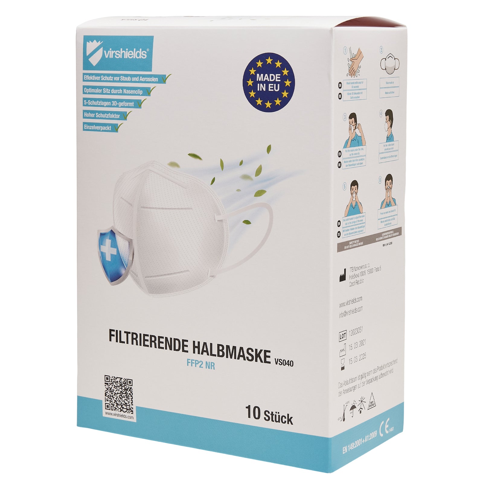 immagine-2-virshields-mascherine-ffp2-5-strati-bianche-10-pezzi-semimaschera-filtrante-virshields-vs040-ean-0745178791106