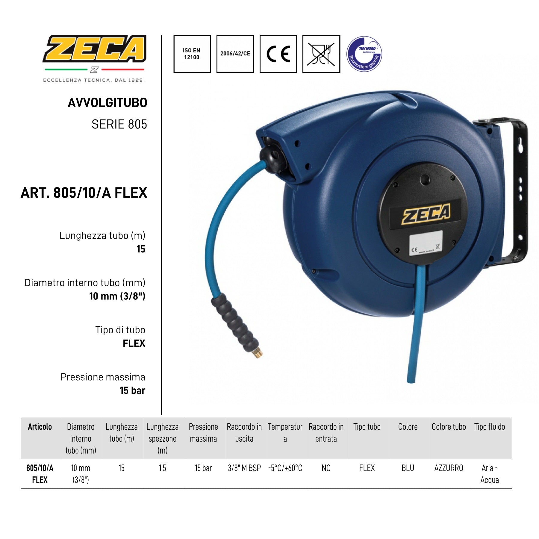 immagine-2-zeca-zeca-80510a-flex-avvolgitubo-mt-1515-diam-int-10-mm-automatico-colore-blu-ean-8053251198998