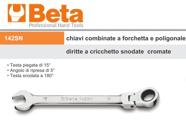 immagine-3-beta-beta-142sn-mm.12-chiavi-combinate-forchetta-poligonale-diritte-a-cricchetto-snodate-cromate-ean-8014230424811