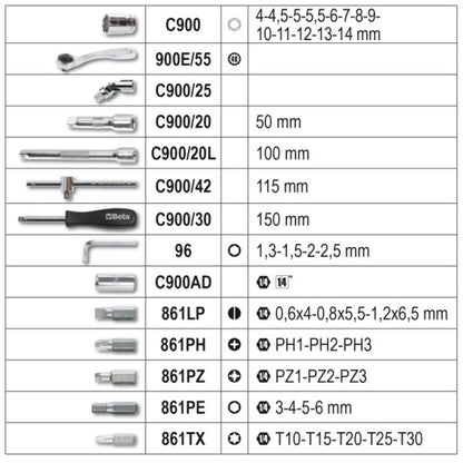 immagine-3-beta-beta-903ec42-assortimento-42-utensili-in-cassetta-di-plastica-ean-8014230796802