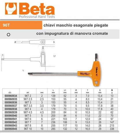 immagine-3-beta-beta-96t-chiave-maschio-esagonale-con-impugnatura-ean-8014230025810