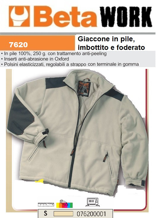 immagine-3-beta-work-beta-7620-sand-s-giaccone-pile-250-gr.-antipeeling-ean-8014230367057