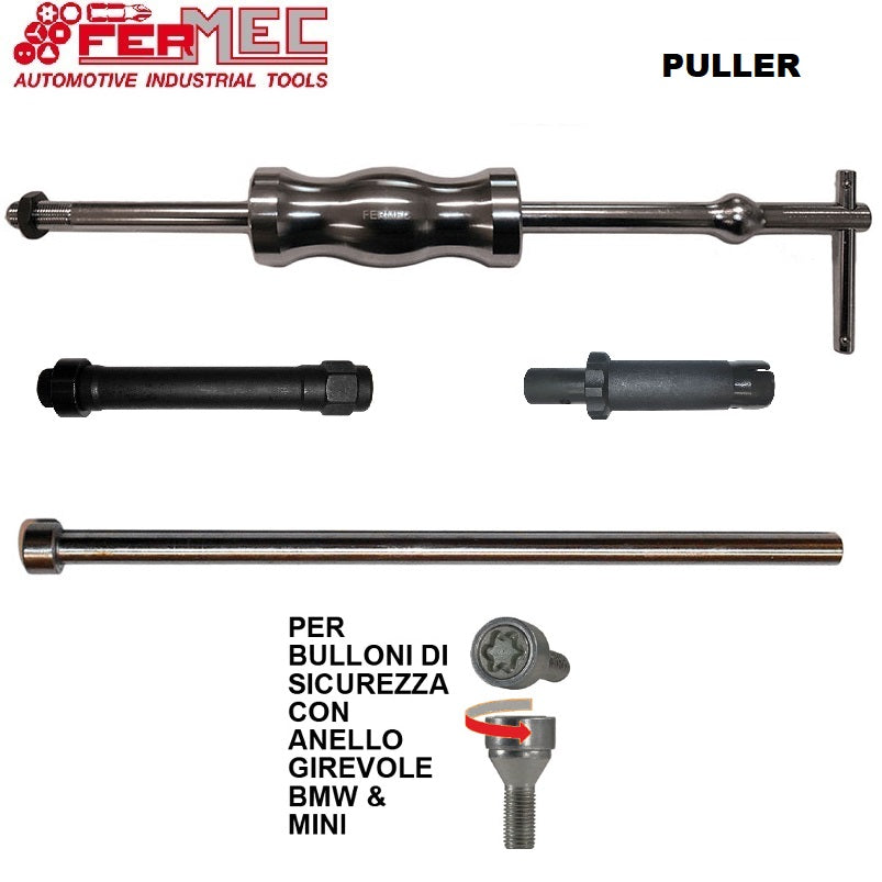 immagine-3-fermec-fermec-puller-set-4-pezzi-estrattore-per-bulloni-di-sicurezza-bmw-mini-ean-4160012340009
