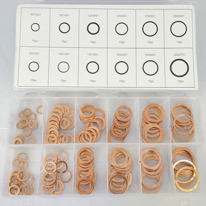 immagine-3-weber-tools-weber-tools-fd-6090-assortimento-di-rondelle-in-rame-150pz-ean-8719558500314