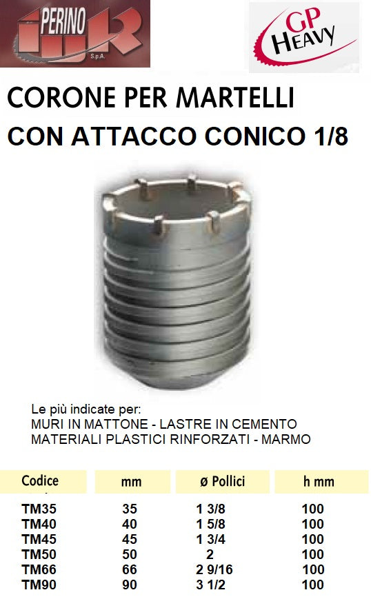 immagine-4-perino-iur-iur-gp-heavy-corone-per-martelli-con-attacco-conico-18-ean-8023760018728