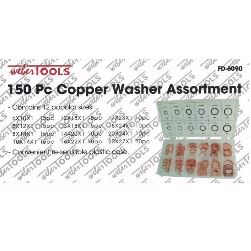 immagine-4-weber-tools-weber-tools-fd-6090-assortimento-di-rondelle-in-rame-150pz-ean-8719558500314