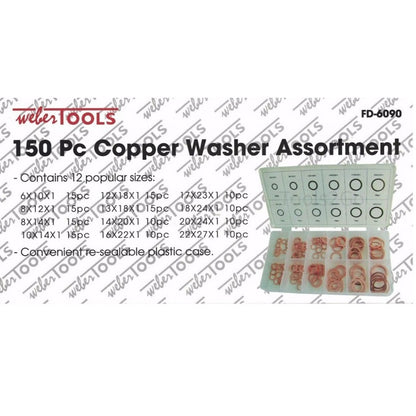 immagine-4-weber-tools-weber-tools-fd-6090-assortimento-di-rondelle-in-rame-150pz-ean-8719558500314