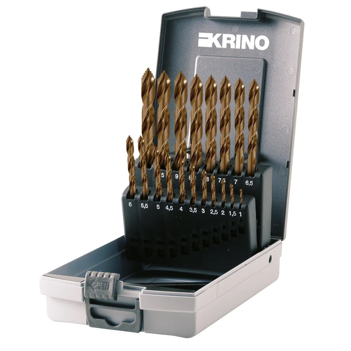 KRINO - Krino 1402301 Assortimento 19 Punte Step+ Hss-G Mm.1÷10 X 0,5 ...