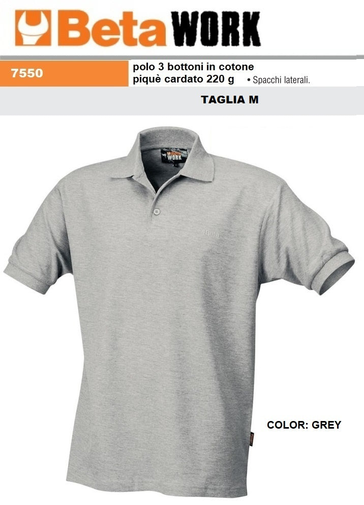 immagine-7-beta-work-beta-7550-polo-3-bottoni-in-cotone-ean-8014230365992